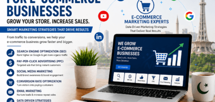 Digital Marketing Agency for E-commerce Services to Increase Online Sales and Business Growth