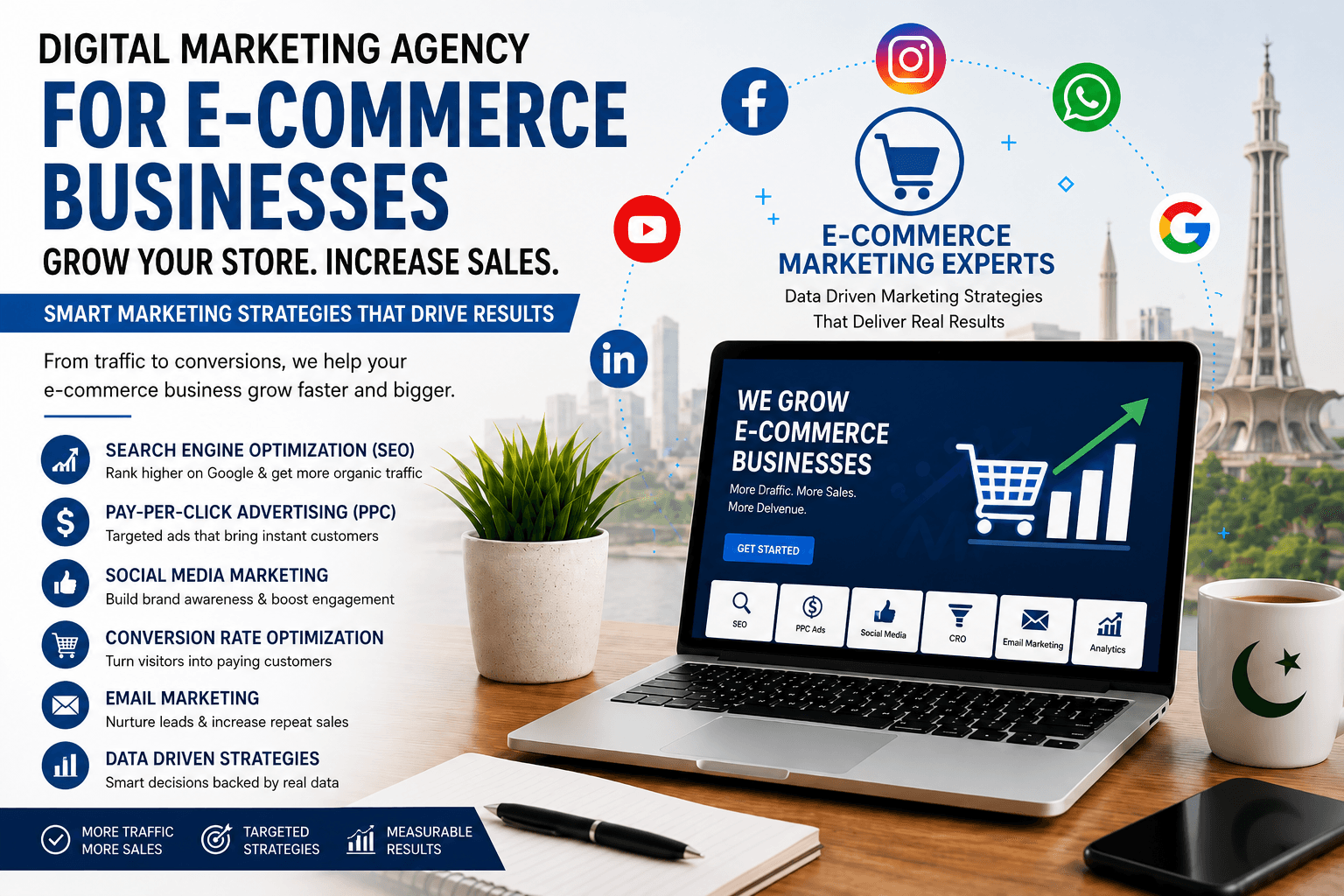 Digital Marketing Agency for E-commerce Services to Increase Online Sales and Business Growth