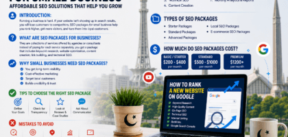 SEO Packages for Small Business – affordable SEO services, local SEO, keyword research, technical SEO, content creation and link building