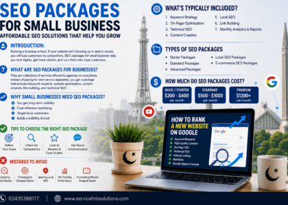 SEO Packages for Small Business – affordable SEO services, local SEO, keyword research, technical SEO, content creation and link building